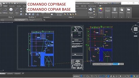 COPIAR DIBUJO DE UN ARCHIVO A OTRO --- COPYBASE - COPIARBASE AutoCad