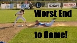 Famous Worst baseball game ending. Little League world series great game - sad ending. Wealth