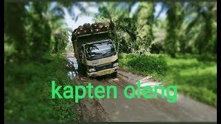 Truk muat sawit kapten oleng bro||muat buah paling exstrim|panen sawit kalimantan