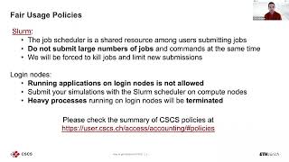 Webinar: Getting started at CSCS 2023