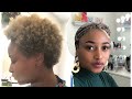 Watch me slick down this grown out TWA and GRWM!