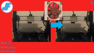 Upgrade Anycubic I3 Mega #3: New fan for the hotend