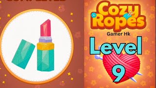Cozy Ropes Level 9 Walkthrough Solution 