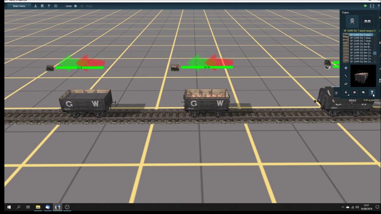 TANE GWR 7 plank open wagon O2 for Trainz railsim