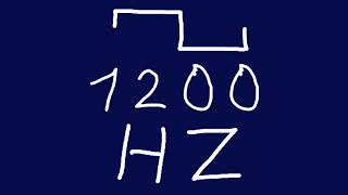 1200 hz square