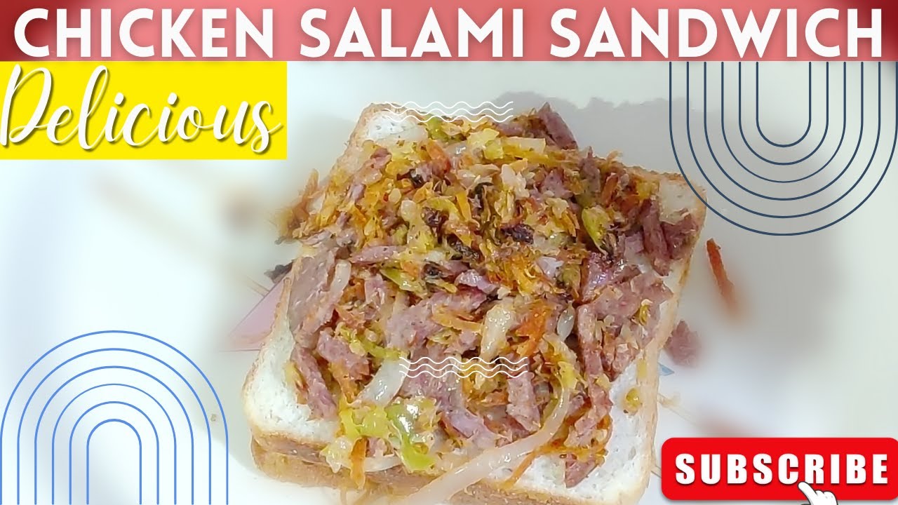 Chicken Salami Sandwich Recipe Quick and Easy Salami Sandwich Recipe