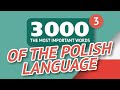 🎧  POLISH WORDS – PART #3 - 3000 of the most important words 🔔