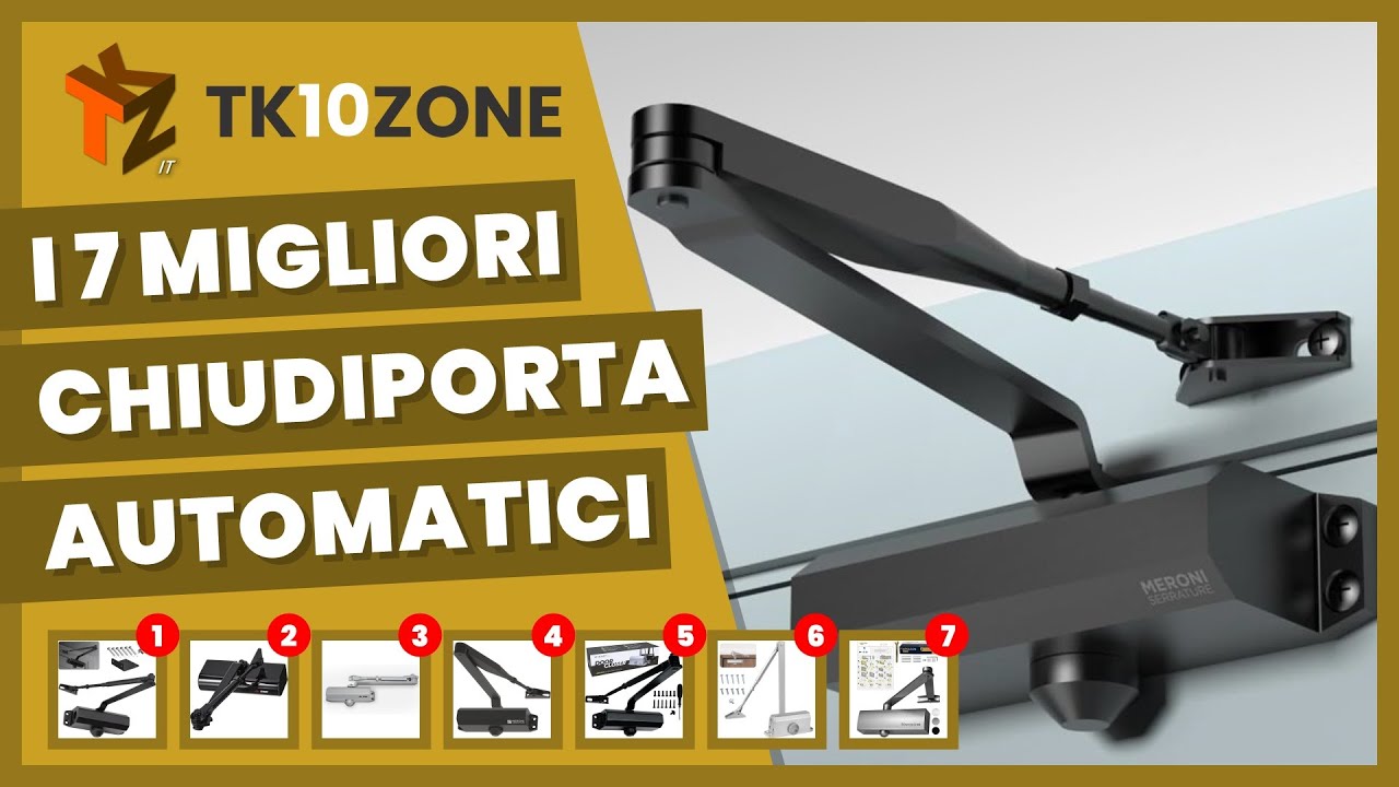 Chiudiporta CISA Serie 604 Con Arresto - Per Porte Fino A 85kg, Regolazione Velocità, Nero, Facile Installazione - Foto 4