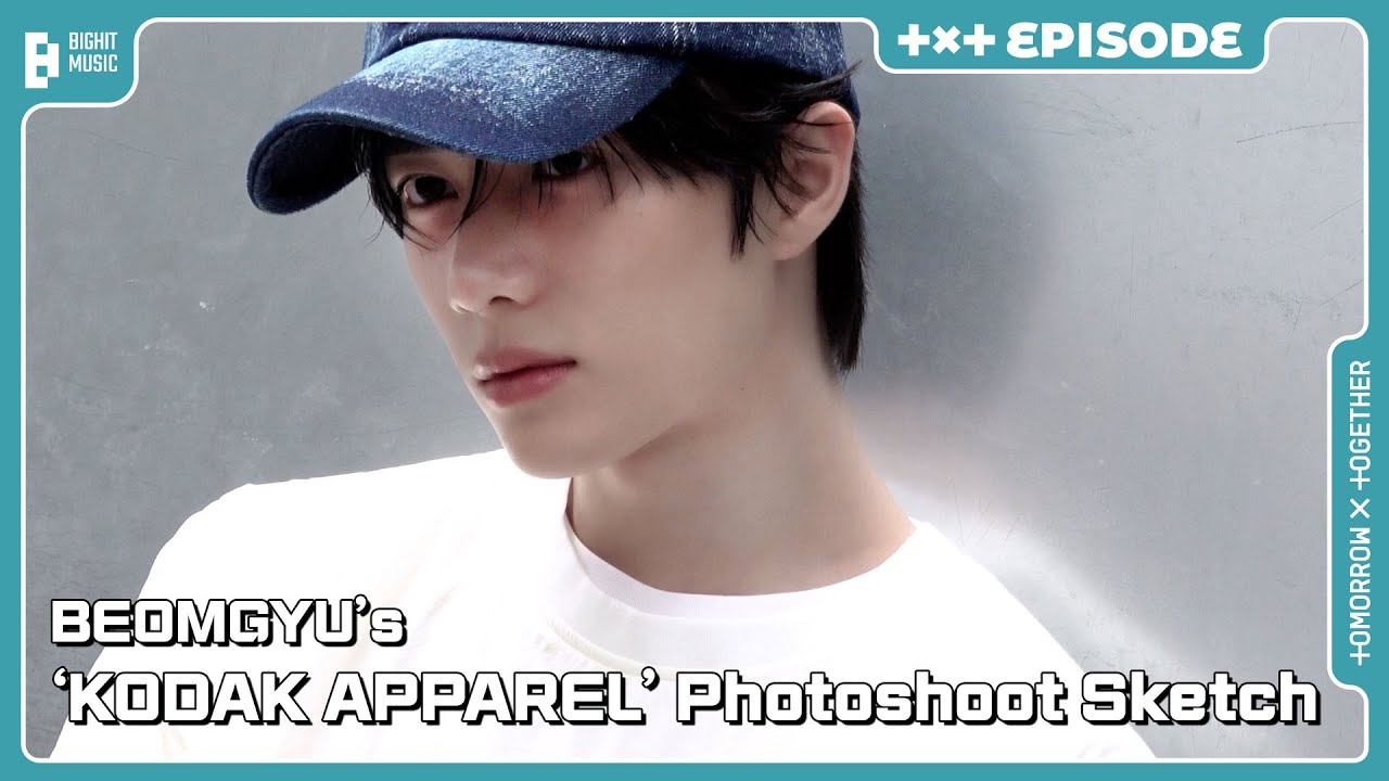 BEOMGYU's ‘KODAK APPAREL’ Photoshoot Sketch Behind | EPISODE | TXT (투모로우바이투게더)