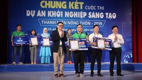 Hành trình đến chung kết Dự án khởi nghiệp 2019