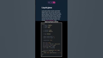 Apple Liquid glass switcher project HTML CSS 2025 | #coding #html #css