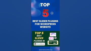 Top 5   Best Slider Plugins for WordPress Website