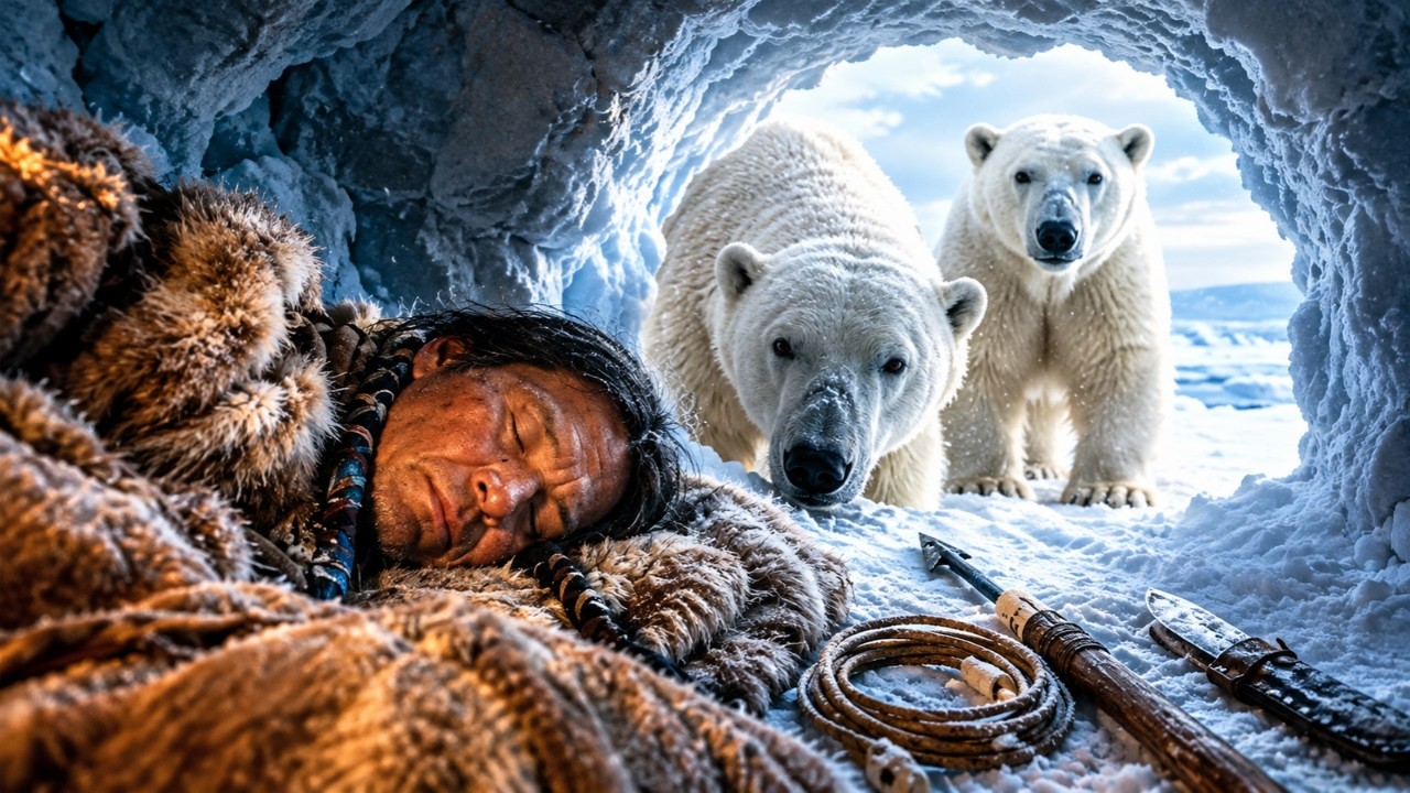 How Ancient Inuit Slept Safely Surrounded by Polar Bears - YouTube