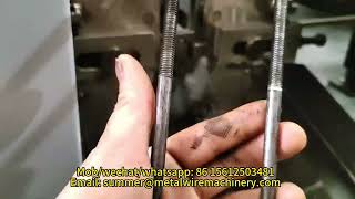 Automatic U Bolt Machine with Thread Rolling and Bending together#Ubolt#threadrolling#Jbolt#Lbolt