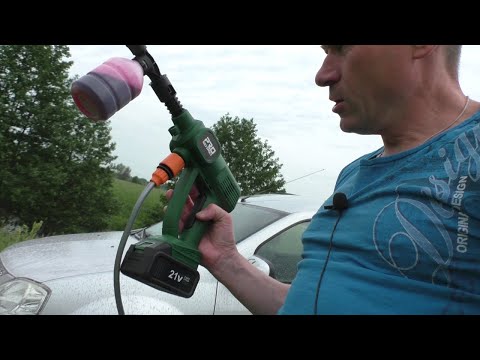 Беспроводная портативная автомойка! Мойка высокого давления 21В 3000 мАч