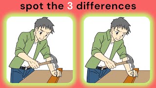 find the 3 difference |No470