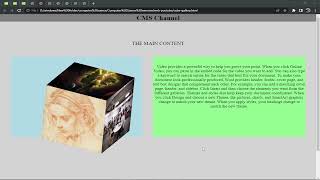Animated Cube Shape Gallery HTML & CSS | How to animated Cube Shape gallery with HTML and CSS Profile
