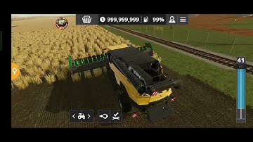 100 meter Header Mod Link in Farming Simulator 20 Full Process | #Farming view