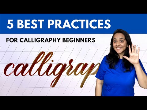 5 Things to Keep in Mind while Learning Calligraphy as a Beginner