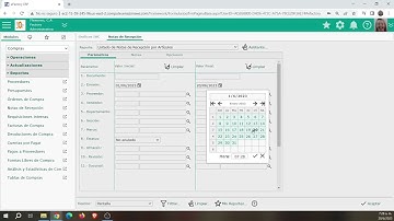 ERP en Nube:  Como emitir un Listado de Notas de Recepción por Artículos en eFactory Software ERP