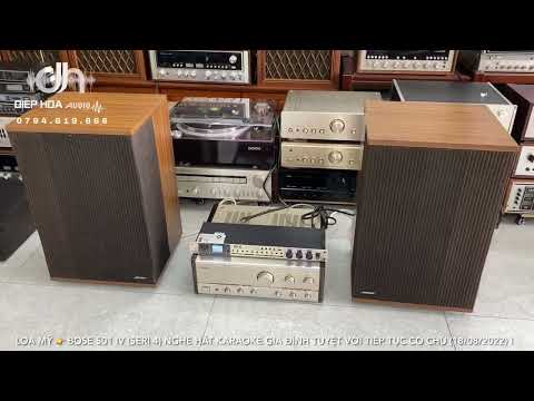 Video ???? LOA MỸ ???? BOSE 501 IV (SERI 4) NGHE HÁT KARAOKE GIA... - youtube