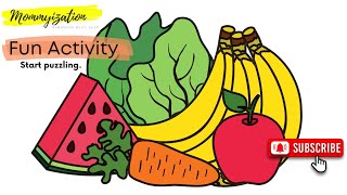 Fruits & Vegetables Puzzle #mommyization screenshot 5