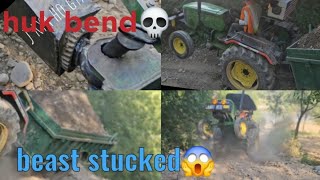 beast stucked in river 😱💀//hook tut gya🥺💀//tractor ki power bda di🔥//3 low main dabda ni🔥✌️