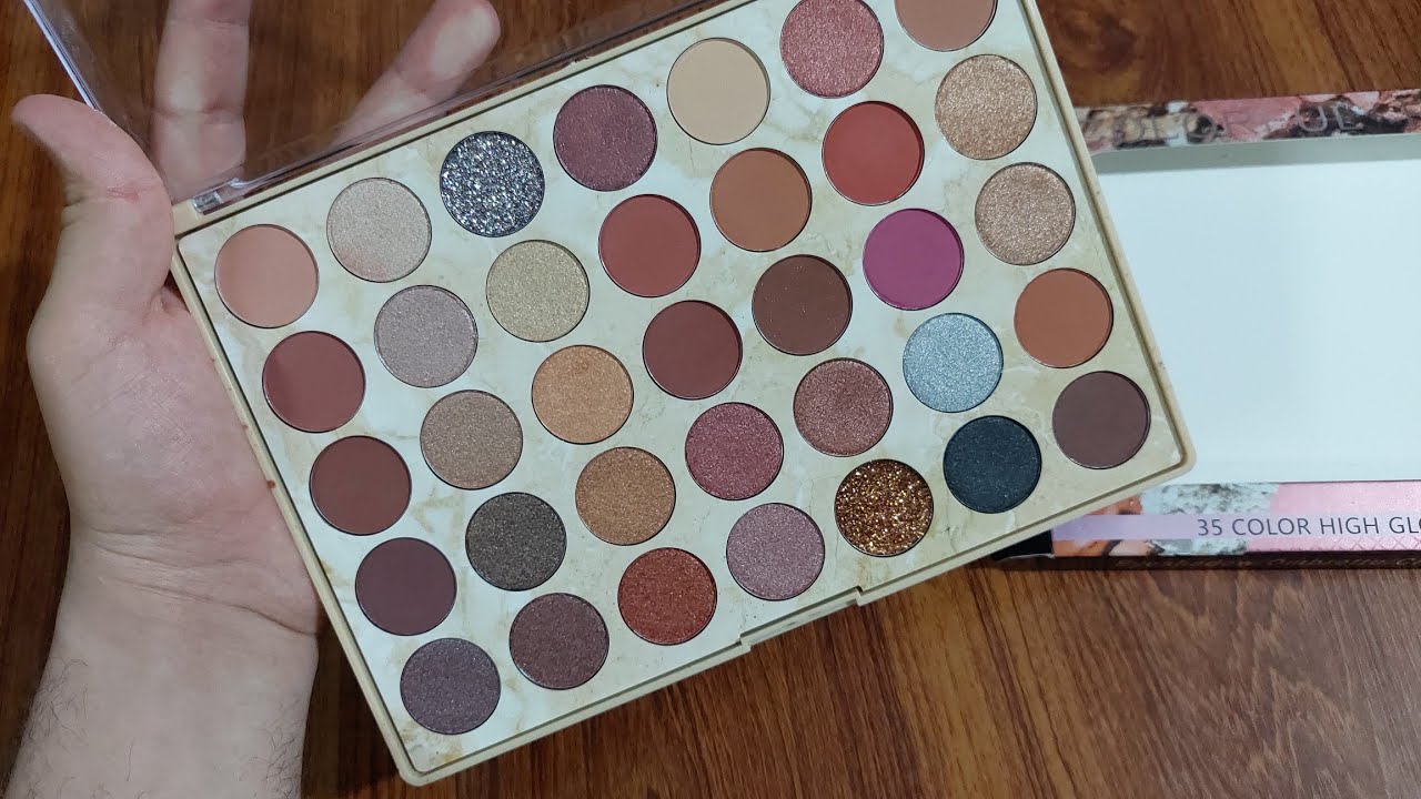 True Match Fit Me 35 Color Eyeshadow Palette Review | Best For Beginners And Home Users