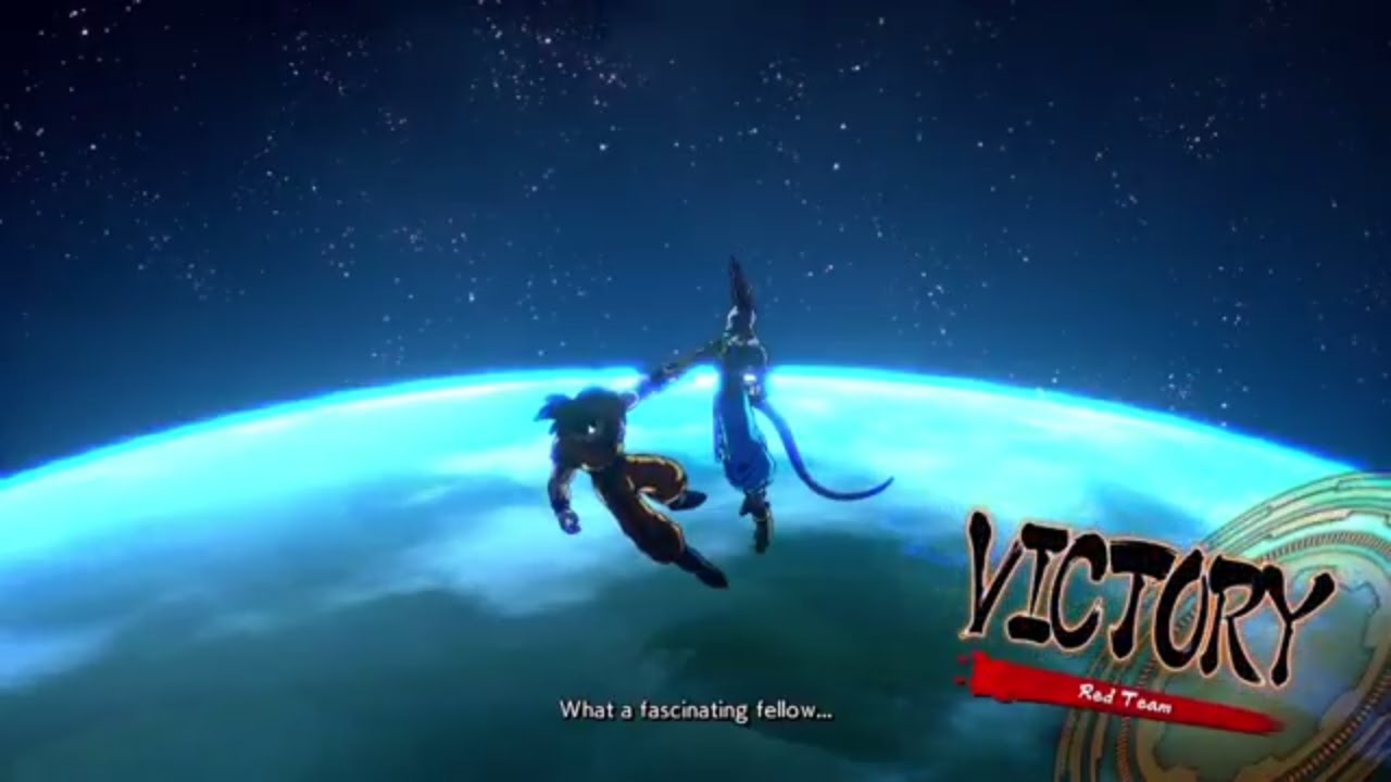 DRAGON BALL FighterZ Beerus,Broly,Kid Buu VS Goku,Vegeta,Gohan CPU