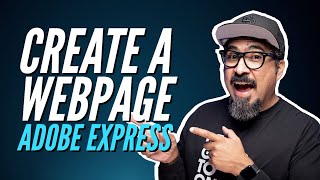 How to Build a Professional Webpage in Minutes: Adobe Express Tutorial