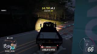 Hakone Nanamagari drift zone with Unimog