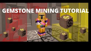 Gemstone mining tutorial. Best ways to mine gemstones. Hypixel Skyblock Wealth
