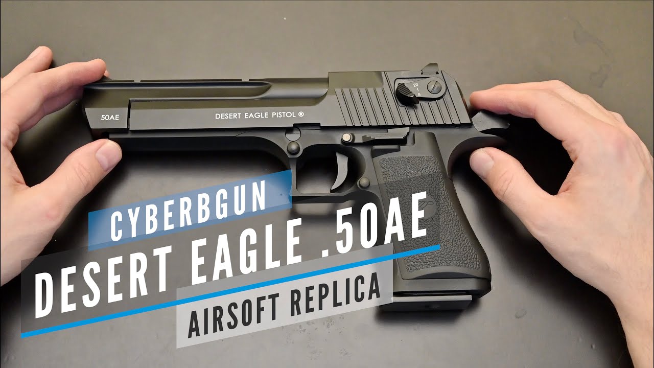Cybergun DESERT EAGLE .50AE Unboxing and review with performance test