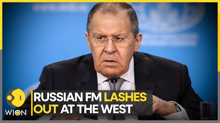 West not dropping neo- colonial habits : Sergei Lavrov | Latest English News | WION