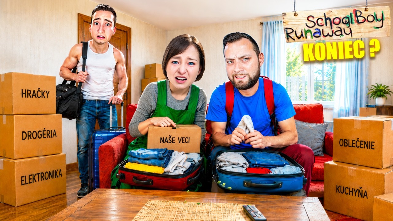 OPUSTILI sme NÁŠ DOM v Schoolboy Runaway v Minecraft ( Je toto Koniec ? )