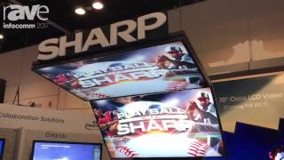 SHARP ELECT – LARGE FORMAT DISPLAYS SHARP PROSUMER LC-70LE661U LC70LE661U 70IN HD LED InfoComm 2017׃ Sharp Showcases PNR496 Professional Display in Array Format With Omnivex Digital Sig