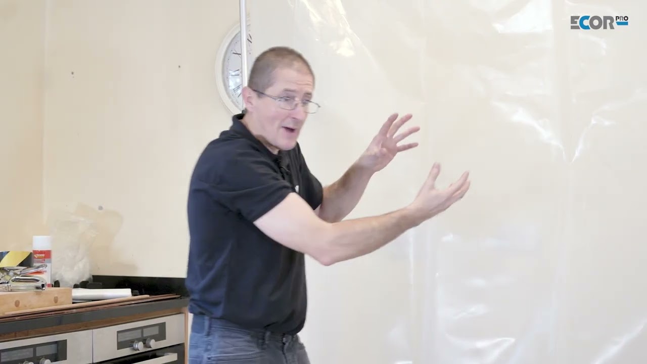 Adsorbtion dehumidifier placed inside a drying tent [DH2500 INOX negative pressure drying]