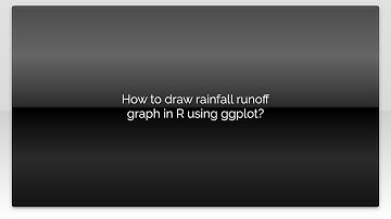 How to draw rainfall runoff graph in R using ggplot?