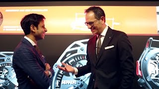 Head of design ferrari, flavio manzoni brings us through the story
hublot techframe ferrari 70 years tourbillon chronograph. find on
www.revolution...