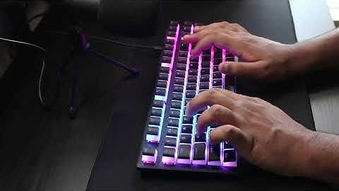 HyperX PBT Keycaps Sound Test | Typing ASMR | No Talking