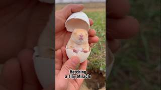 Hatching a Tiny Miracle, Mini Paws #adorablepets #animallover #cute #cutepuppy #hamsterkombat