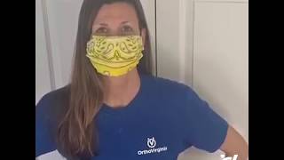 Don't have a mask to wear in public? make your own from bandanna! for
more diy face coverings, visit
https://www.cdc.gov/coronavirus/2019-ncov/prevent-gett...