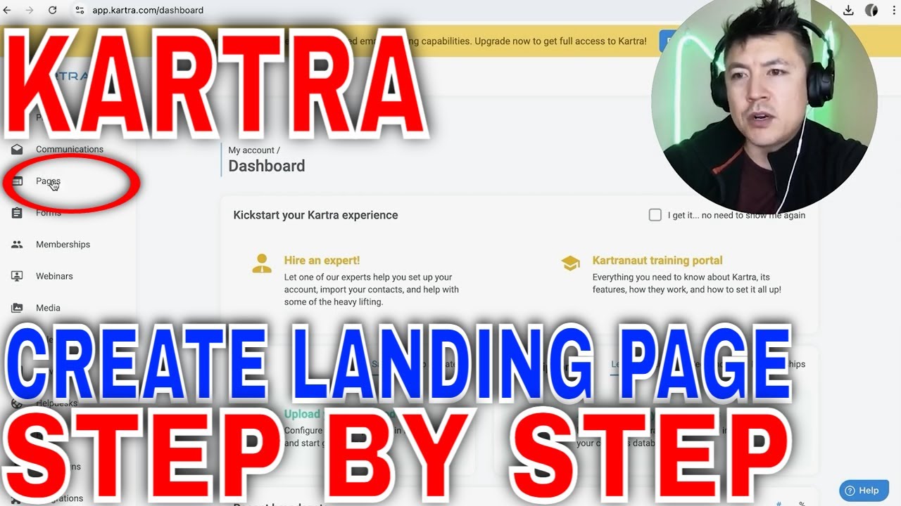 ✅  How To Create Kartra Landing Page 🔴