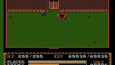 Ys NES Boss 5 Khonsclard - No Damage