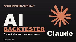 Backtesting Trading Strategies with Claude AI | Live on an Open-Source Backtester