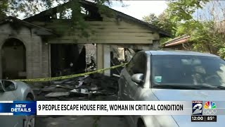 Woman hospitalized after house fire in southeast Houston, firefighters say