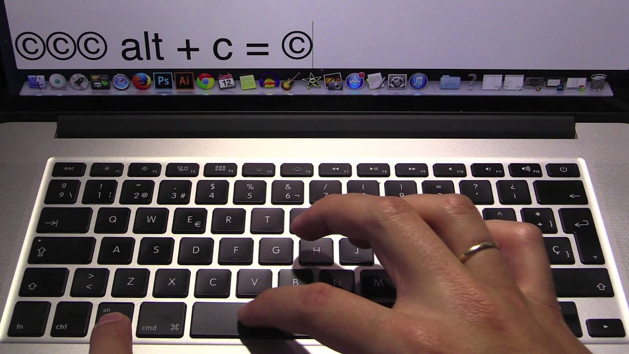 Como hacer el arroba en mac Como hacer el arroba en mac