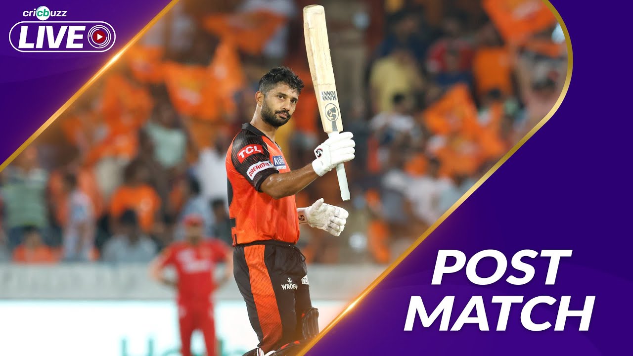 SRHvPBKS Cricbuzz Live Match 14, Hyderabad v Punjab, Post-match show