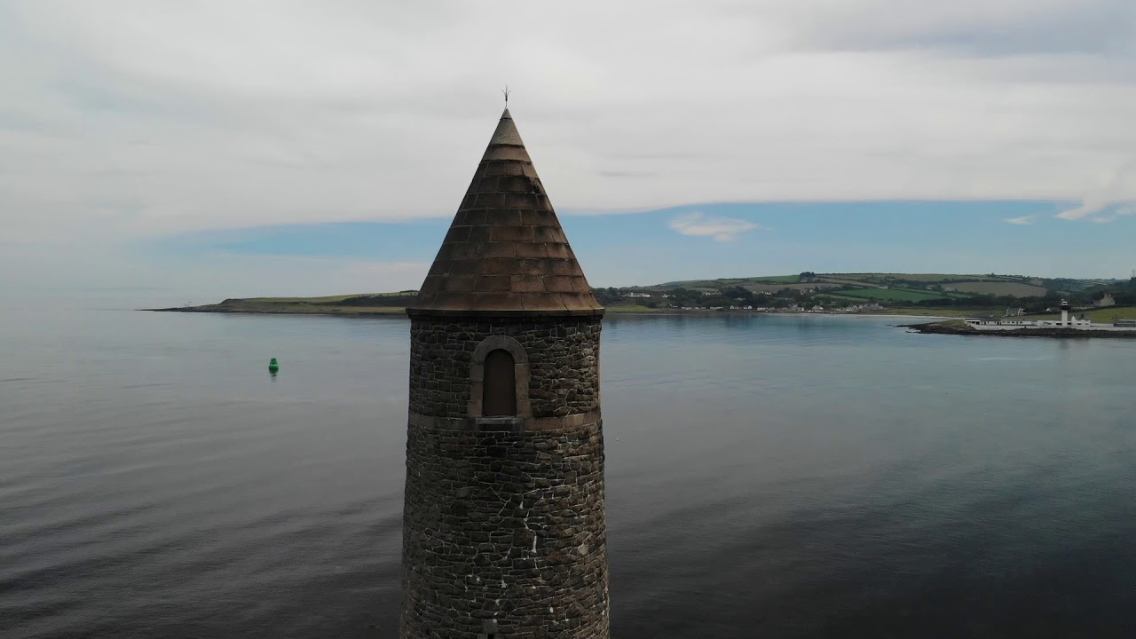 JAMES CHAINE MEMORIAL & ULSTER - AMERICA EMIGRATION MONUMENT, LARNE, CO. ANTRIM