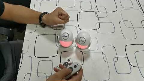 How to pair the remote control with your CP2 motion alarm system